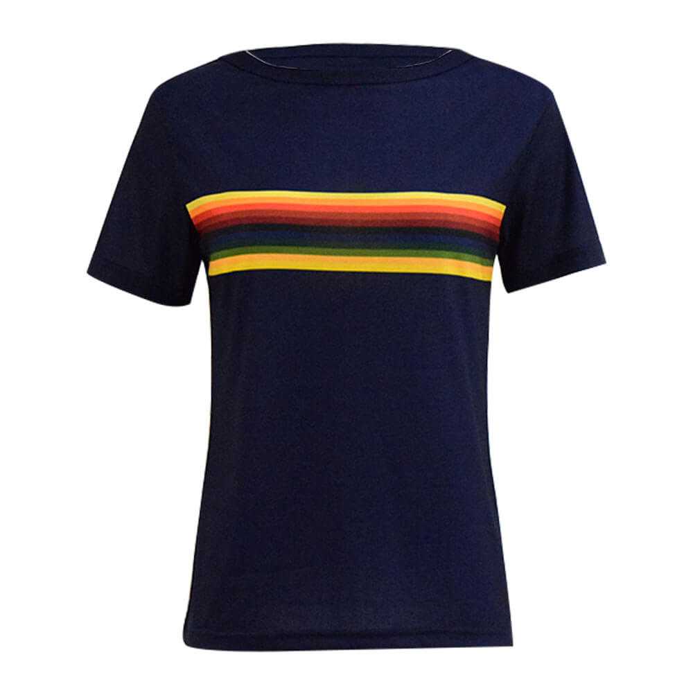 ACcosplay 13th Doctor Cosplay Shirt Doctor Who Rainbow Shirt Jodie Whittaker T-Shirt