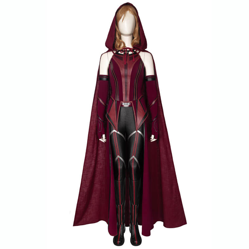 2021 WandaVision New Scarlet Witch Cosplay Suit Wanda Maximoff Cosplay Costume
