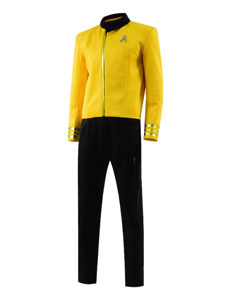 Star Trek: Discovery Christopher Pike Yellow Uniform Cosplay Costume - ACcosplay