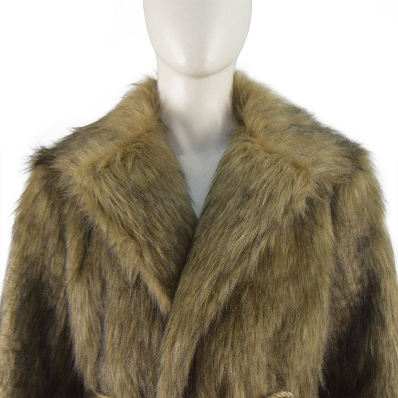 The Second Doctor Fur Coat Cosplay Costumes from The Abominable Snowman (1967)