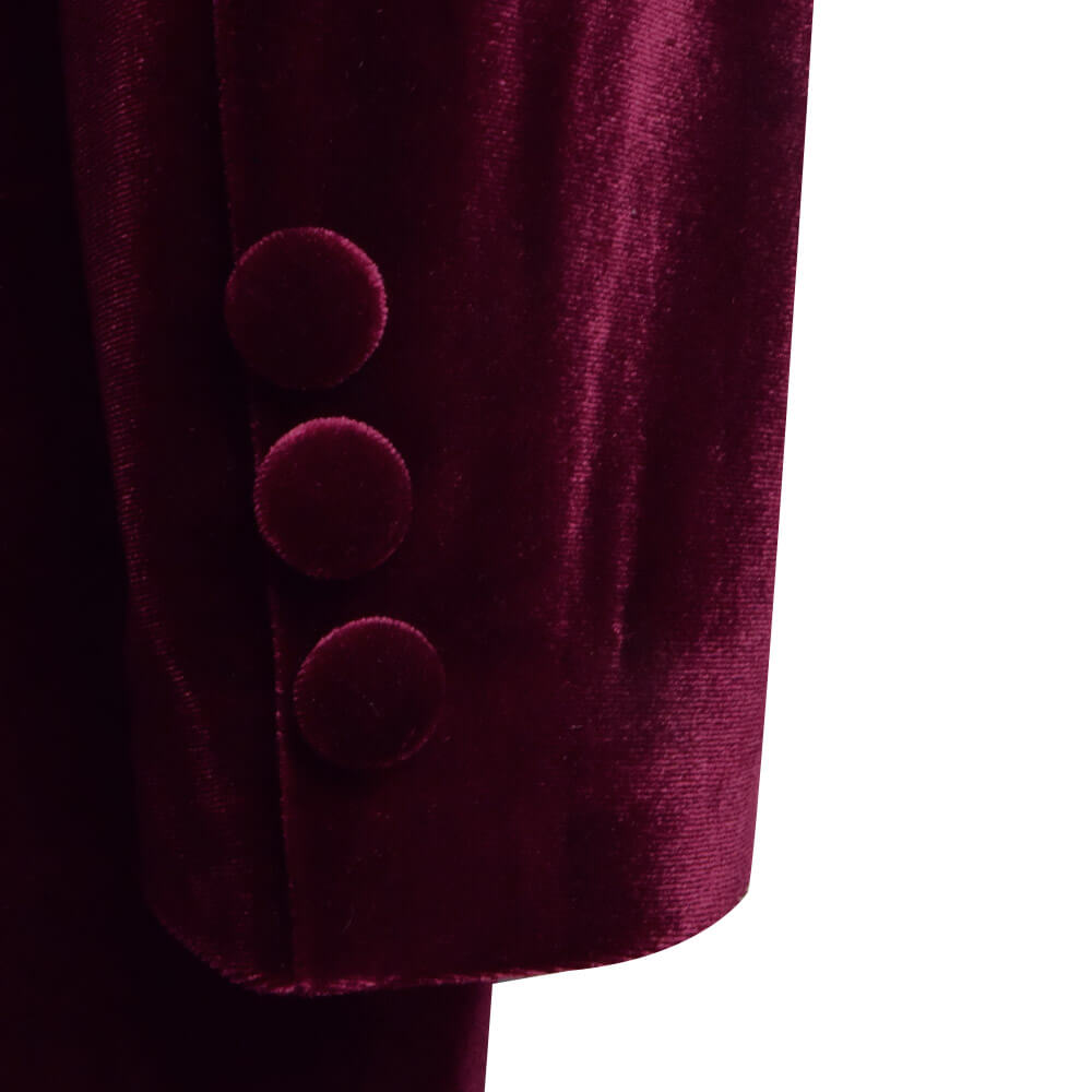 Doctor Who Fourth 4th Doctor Coat Double Breasted Velvet Cosplay Costume for Sale - ACcosplay