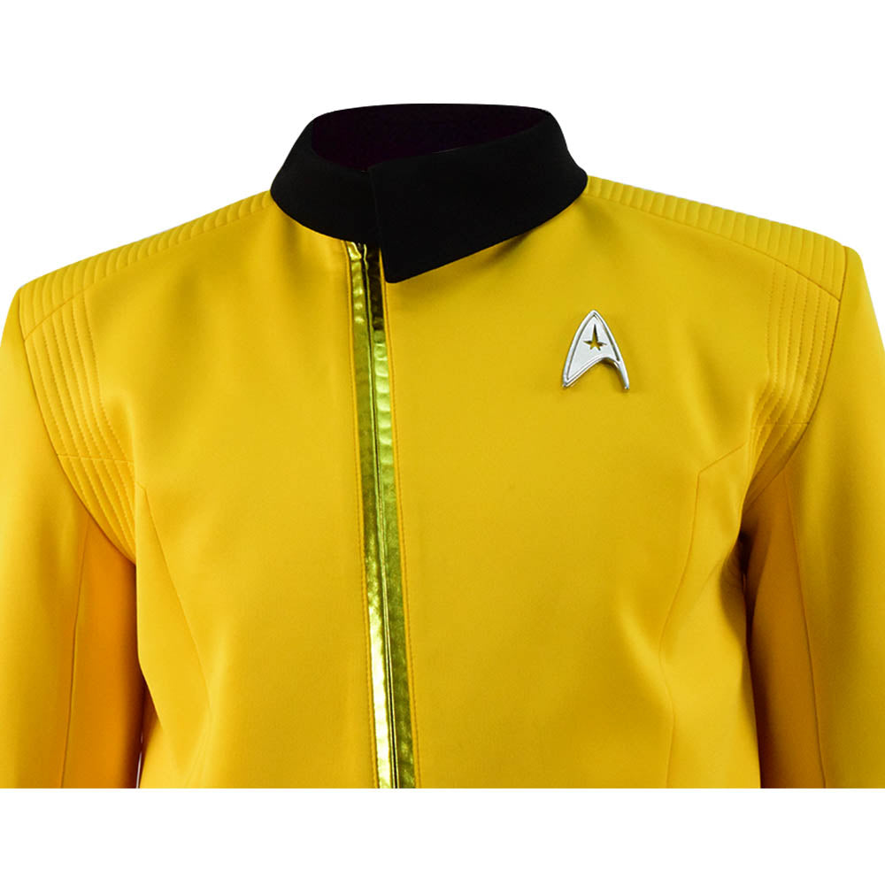 Star Trek: Discovery Christopher Pike Yellow Uniform Cosplay Costume - ACcosplay