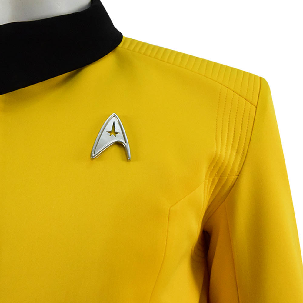 Star Trek: Discovery Christopher Pike Yellow Uniform Cosplay Costume - ACcosplay