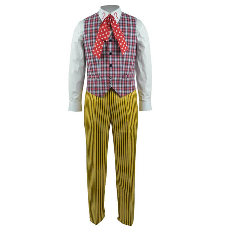 Doctor Who sixth 6th Doctor Colorful Lattice Jacket Coat Suit Cosplay Costume - ACcosplay