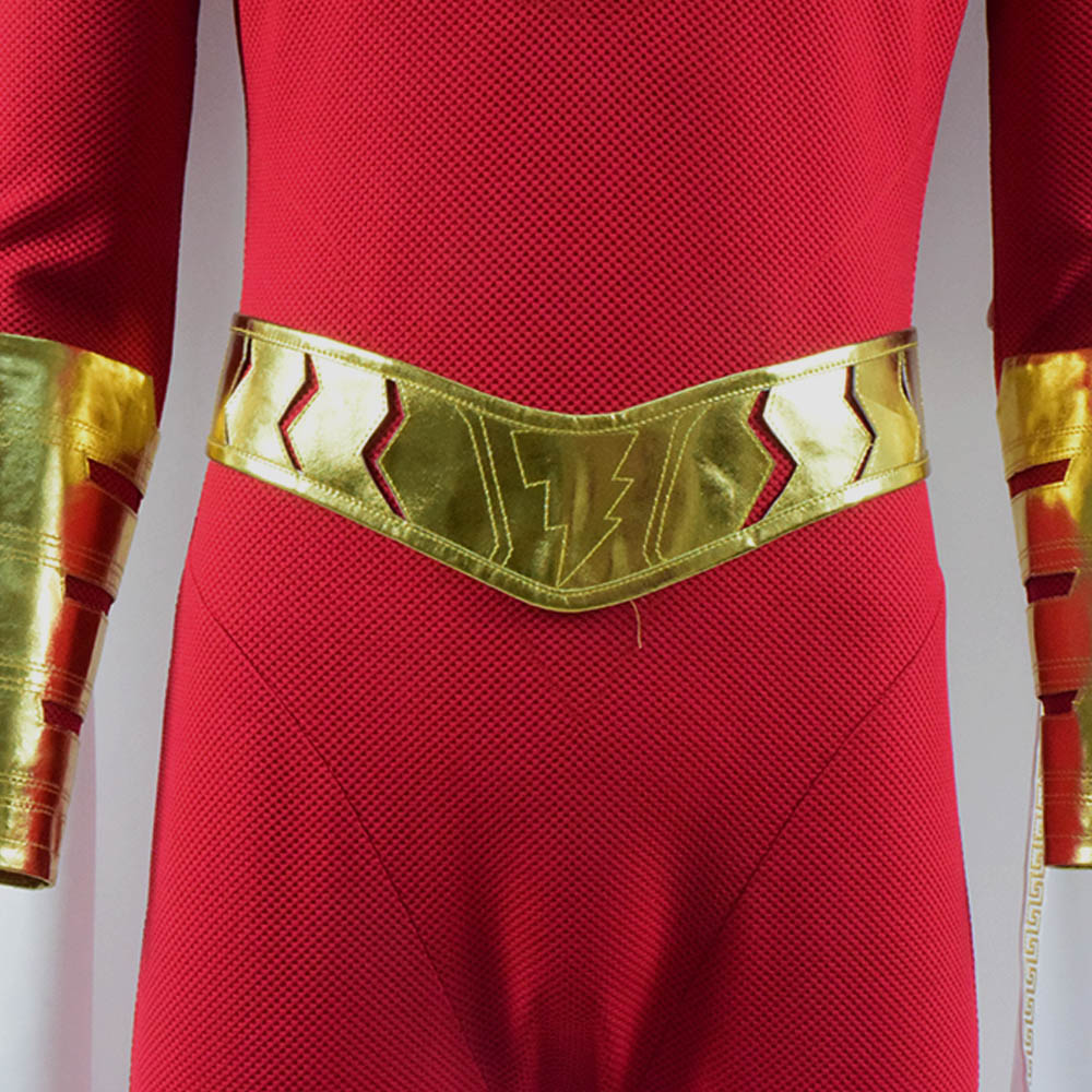 DC New 52 Shazam Billy Batson Captain Marvel Cosplay Costume - ACcosplay