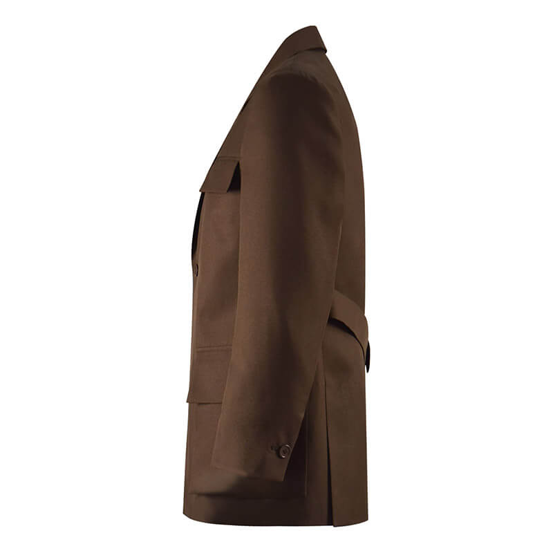 ACcosplay Doctor Who Dr 7th Seventh Doctor Coat Brown Jacket Outfits Cosplay Costume