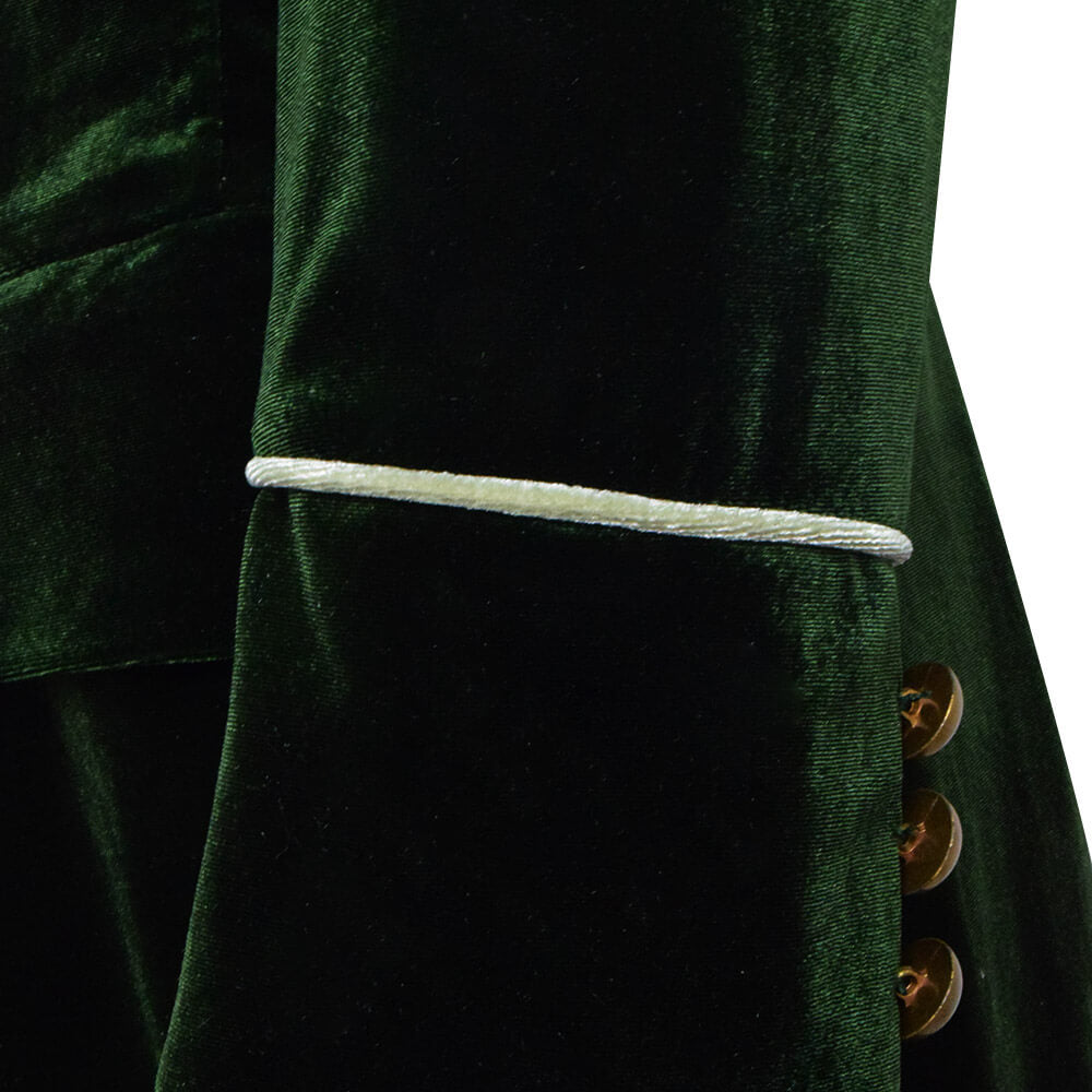Doctor Who Eighth 8th Velvet Dark Green Coat Cosplay Costume Ideas - ACcosplay