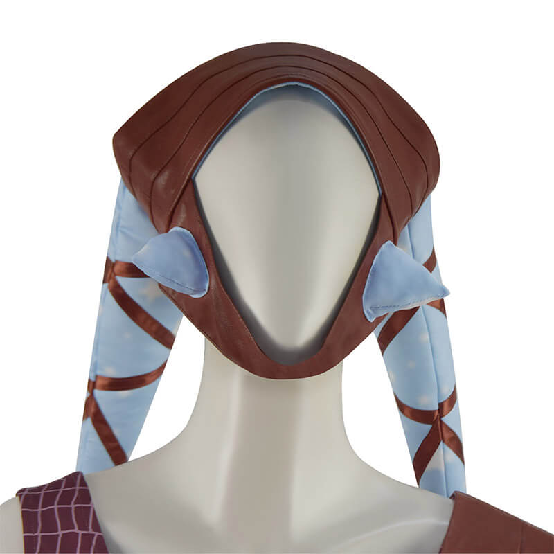 Star Wars Aayla Secura Cosplay Costume Carnival Suit Halloween for Women
