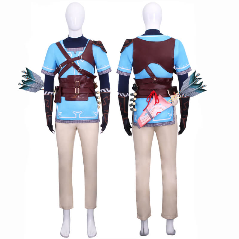 TOTK Link Costume Legend of Zelda Link Cosplay Halloween Outfit Carnival Suit 2023