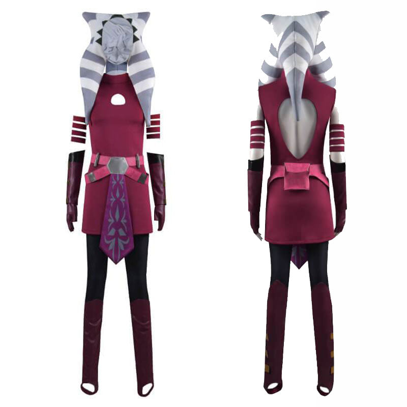 Star Wars Rebels Ahsoka Tano Cosplay Costume Full Set Outfit