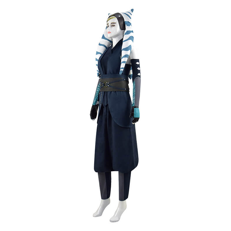 Star Wars The Mandalorian S2 Ahsoka Tano Cosplay Costume Halloween Carnival Outfit