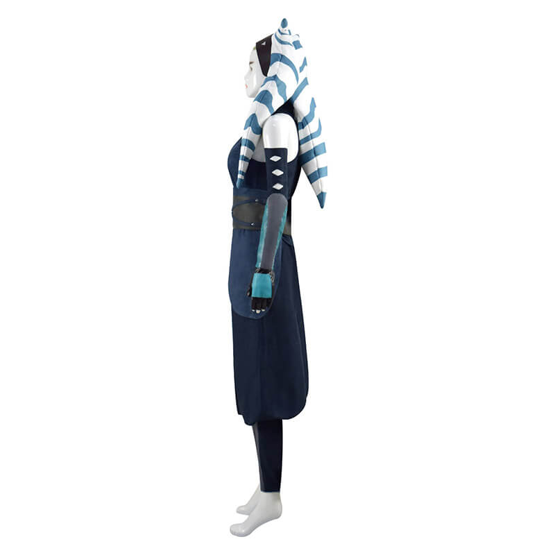 Star Wars The Mandalorian S2 Ahsoka Tano Cosplay Costume Halloween Carnival Outfit