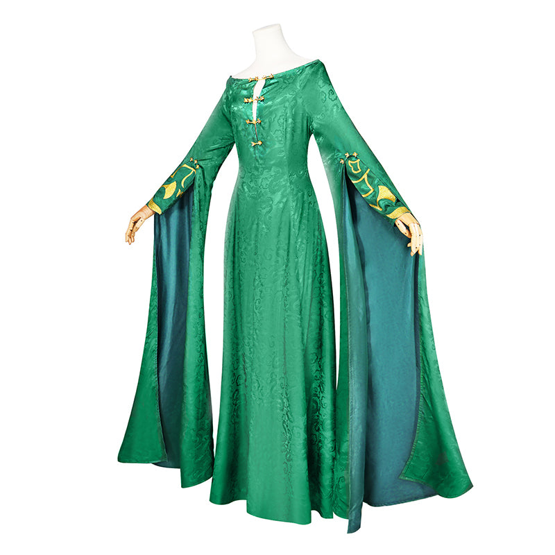 Alicent Hightower Cosplay House of The Dragon Youth Alicent Costume Green Dress Halloween Party Suit