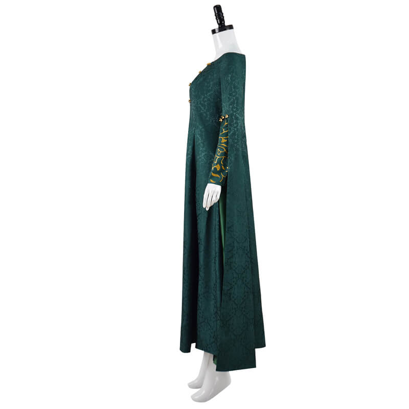 ACcosplay House of The Dragon Alicent Hightower Costume Green Cape Cos ACcosplay House of The Dragon Alicent Hightower Costume Green Cape Cos
