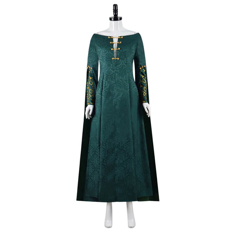 house of dragon alicent green dress Queen Alicent wearing green in House of the Dragon has vital meaning