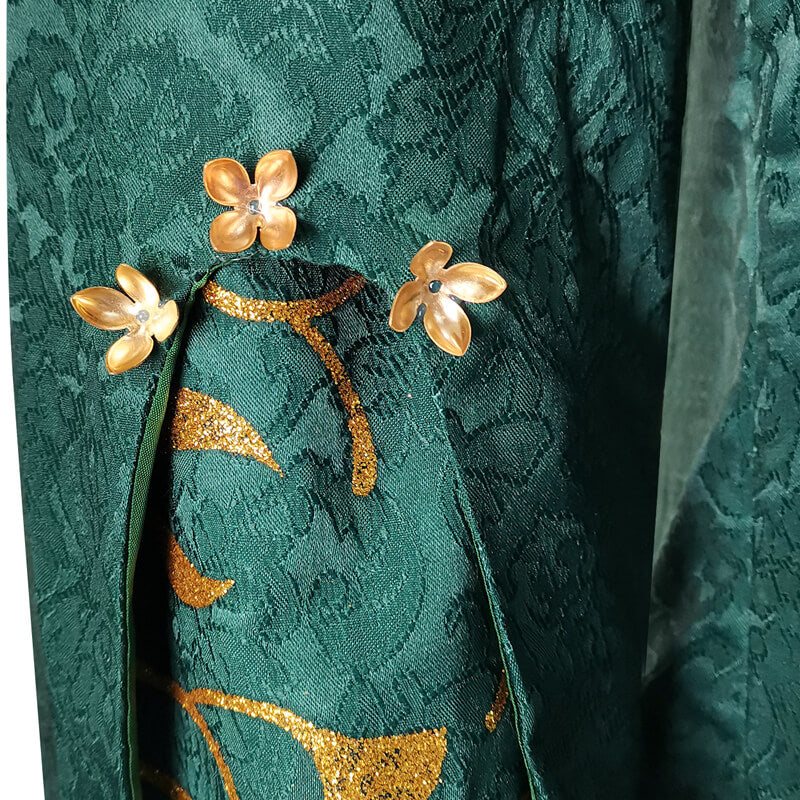 ACcosplay House of The Dragon Alicent Hightower Costume Green Cape Cos ACcosplay House of The Dragon Alicent Hightower Costume Green Cape Cos