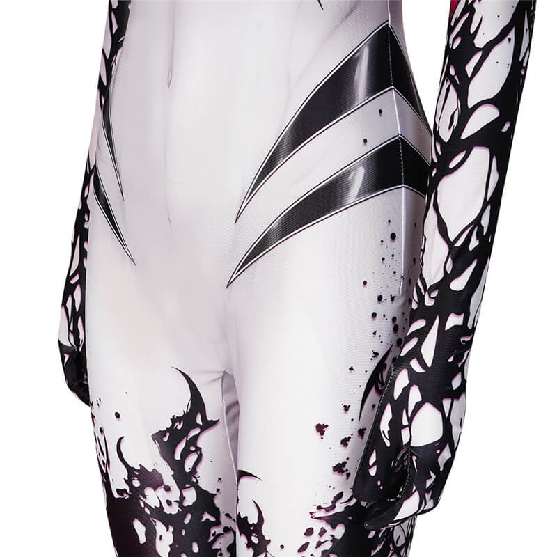 Anti Venom Gwen Stacy Cosplay Costume Spider-Gwen Venom Bodysuit