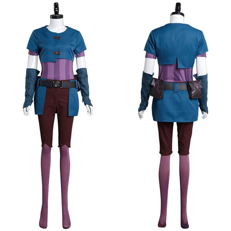 Jinx Cosplay Costumes Arcane League of Legends LOL Powder Jinx Halloween Outfit