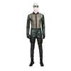 Men Archer Green Arrow Oliver PU Leather Battle Suit Halloween Cosplay Costume - ACcosplay
