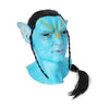 Avatar Jake Sully Wig Avatar 2 Latex Mask Halloween Mask Party Prop ACcosplay