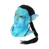 Avatar Jake Sully Wig Avatar 2 Latex Mask Halloween Mask Party Prop ACcosplay