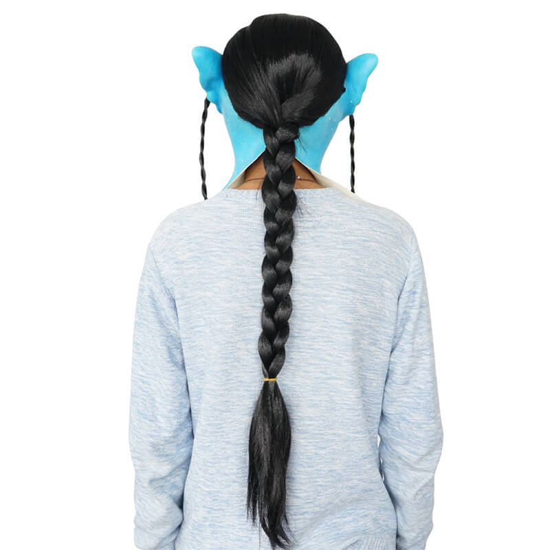 Avatar Jake Sully Wig Avatar 2 Latex Mask Halloween Mask Party Prop ACcosplay