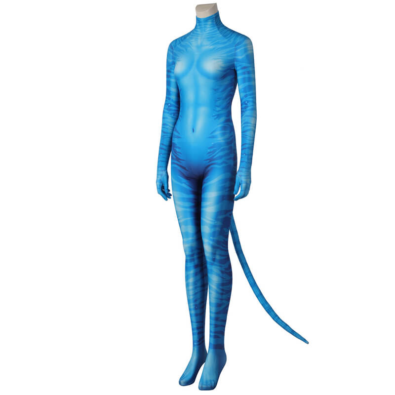 Avatar Neytiri Costume Avatar 2 The Way of Water Neytiri Spandex Cosplay Suit with Mask