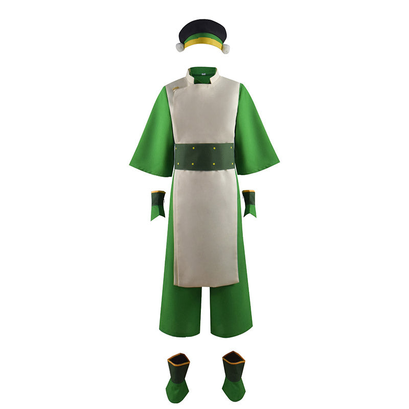 Avatar: The Last Airbender Toph Bengfang Cosplay Costume Halloween Carnival Suit
