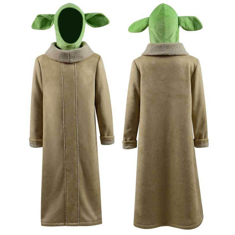 SW The Mandalorian Baby Yoda Uniform For Adult Cosplay Costume