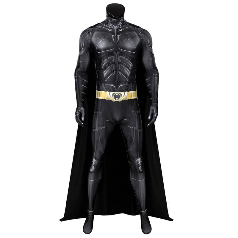 Batman Costumes Mens The Dark Knight Rises Suit Batman Bruce Wayne Jumpsuit Cosplay Outfit Adults