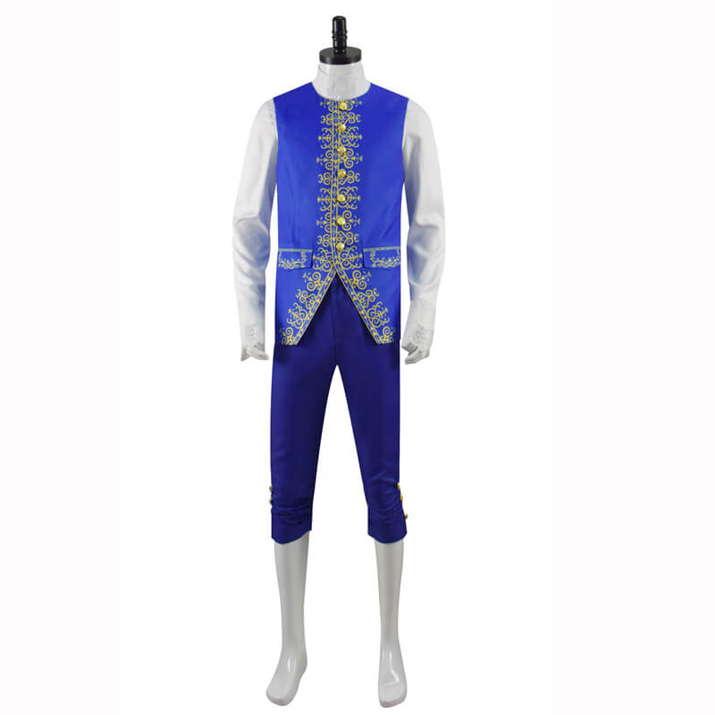 ACcosplay Beauty and the Beast Prince Adam Costumes Halloween Cosplay Suit for Men