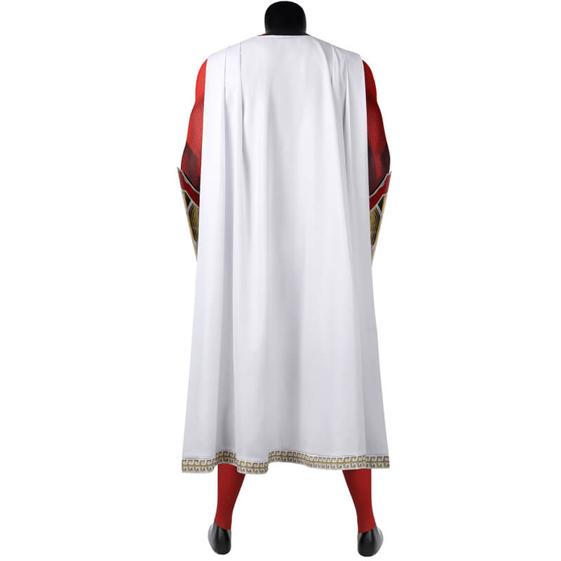 Shazam! Fury of the Gods Cosplay Suit Billy Batson Costume Superhero Zentai Bodysuit