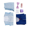 2019 Toy Story 4 Bo Peep Light Blue Suit Cape Costume Outfit Adult Halloween Cosplay - ACcosplay