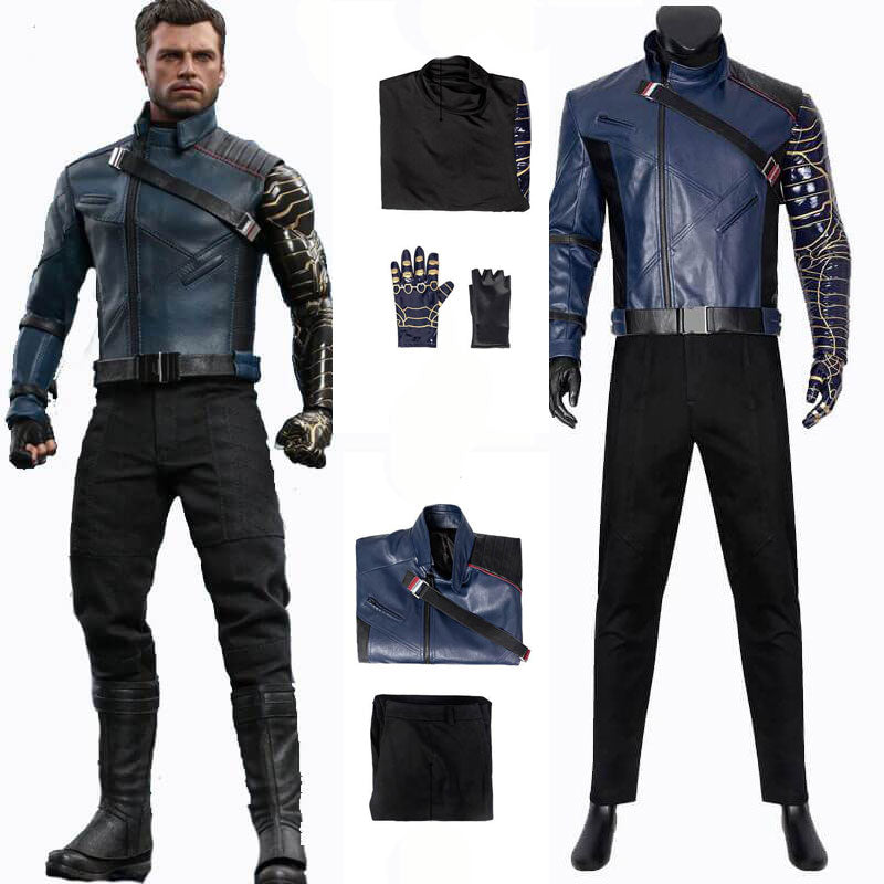 The Falcon and The Winter Soldier Bucky Barnes Cosplay Costume for Sale, Male / M The Falcon and The Winter Soldier Bucky Barnes Cosplay Costume for Sale, Male / M