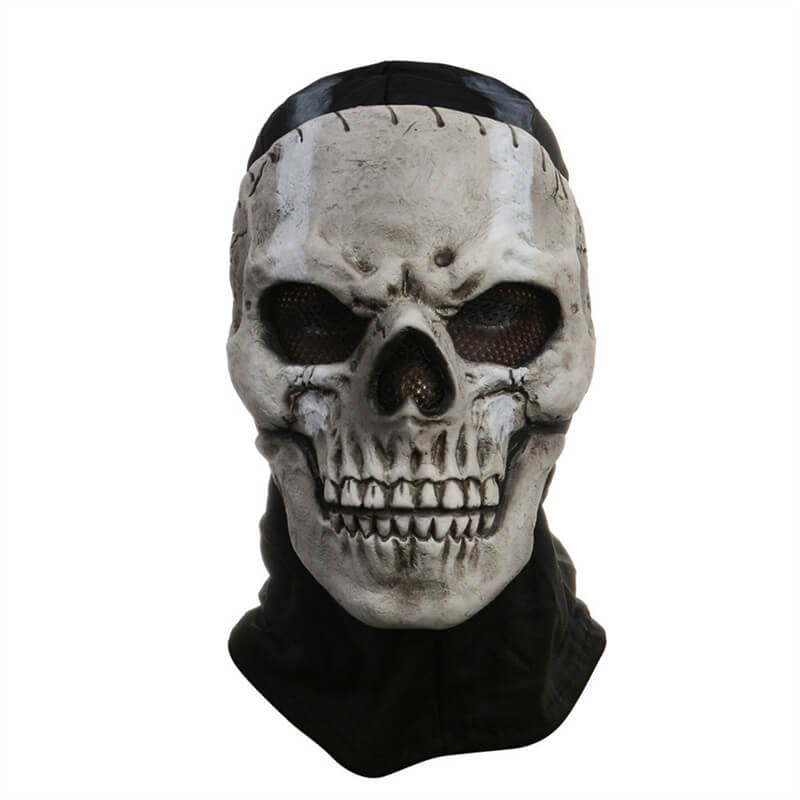 Ghost Skull Mask Full Face Unisex For War Game Outdoor Sport  Halloween Cosplay (one size, Mask) : Clothing, Shoes & Jewelry