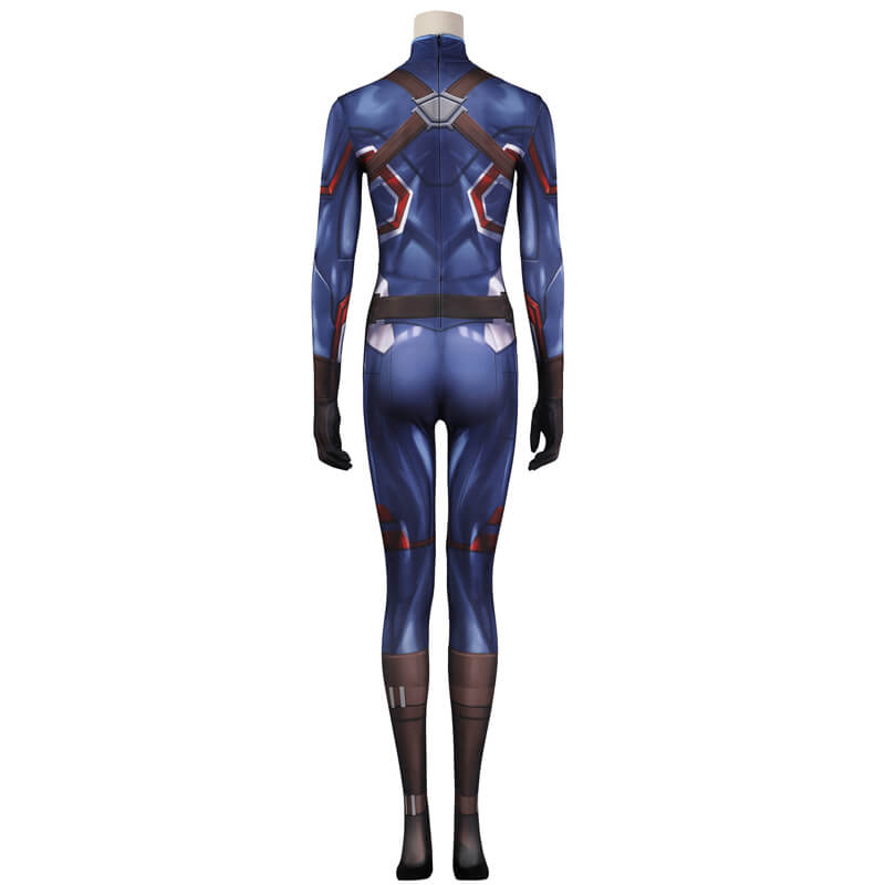 Carter Bodysuit What If Jumpsuit Peggy Carter Captain Carter Onesies Cosplay Costumes