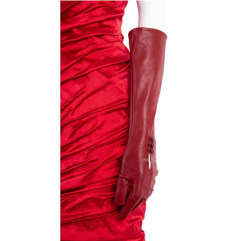 2021 Cruella De Vil Red Dress Emma Stone Cruella Devil Cosplay Wig Cos – ACcosplay