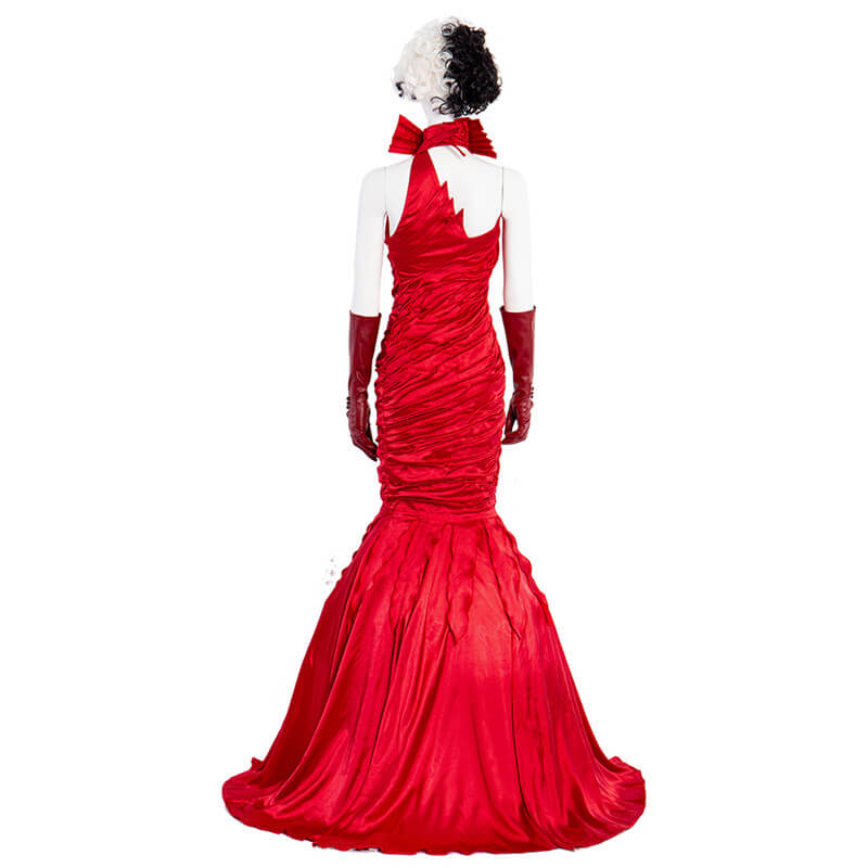emma stone cruella red dress Cruella': Emma Stone's fashion kills