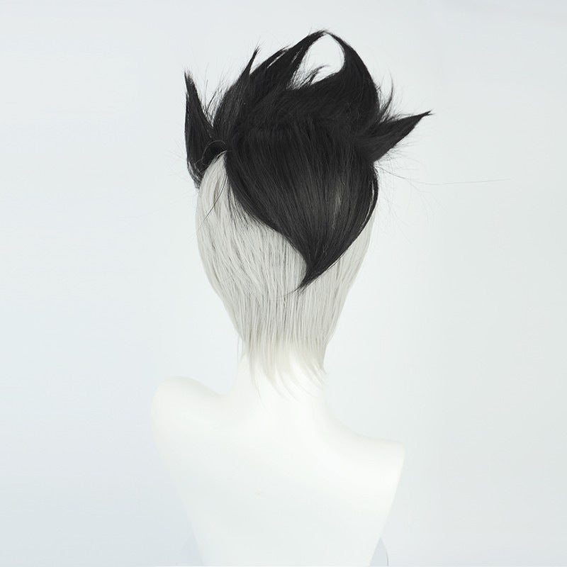 Cyberpunk Wigs Cyberpunk Edgerunners David Cosplay Boy Black Wig Halloweem Prop