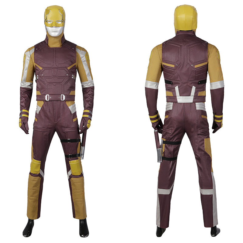 She-Hulk Daredevil Cosplay Matthew Murdock Costume Superhero Battle Yellow Suit Halloween Outfit