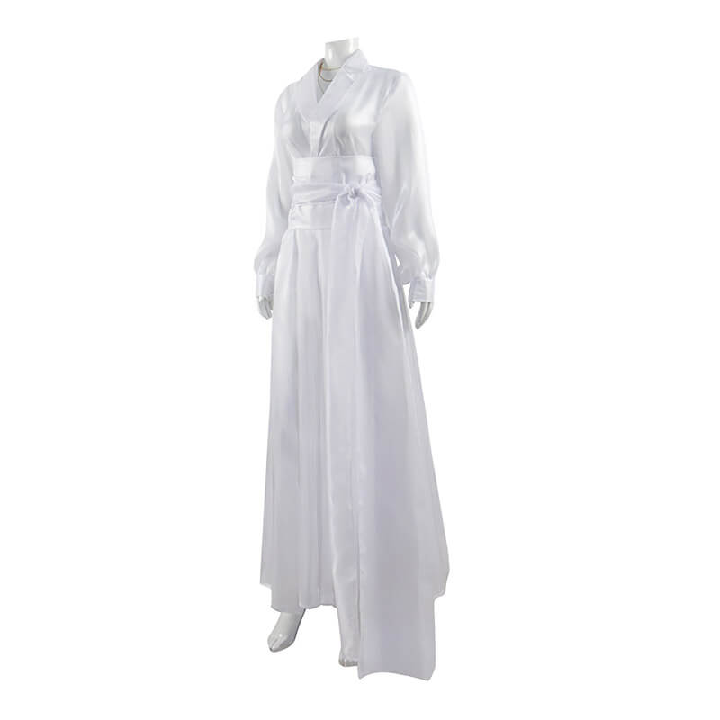 Diana Prince White Dress Wonder Woman 1984 Cosplay Costumes Halloween Women Dress