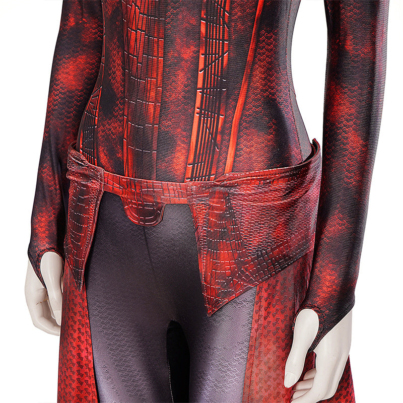 Doctor Strange 2 Scarlet Witch Cosplay Costume Wanda New Suit Halloween Outfit