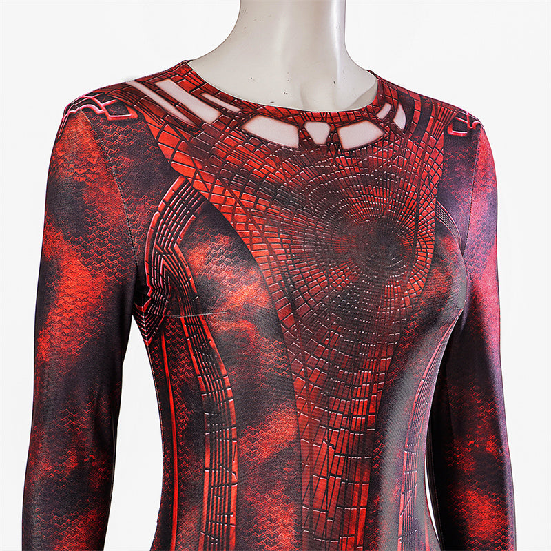 Doctor Strange 2 Scarlet Witch Cosplay Costume Wanda New Suit Halloween Outfit