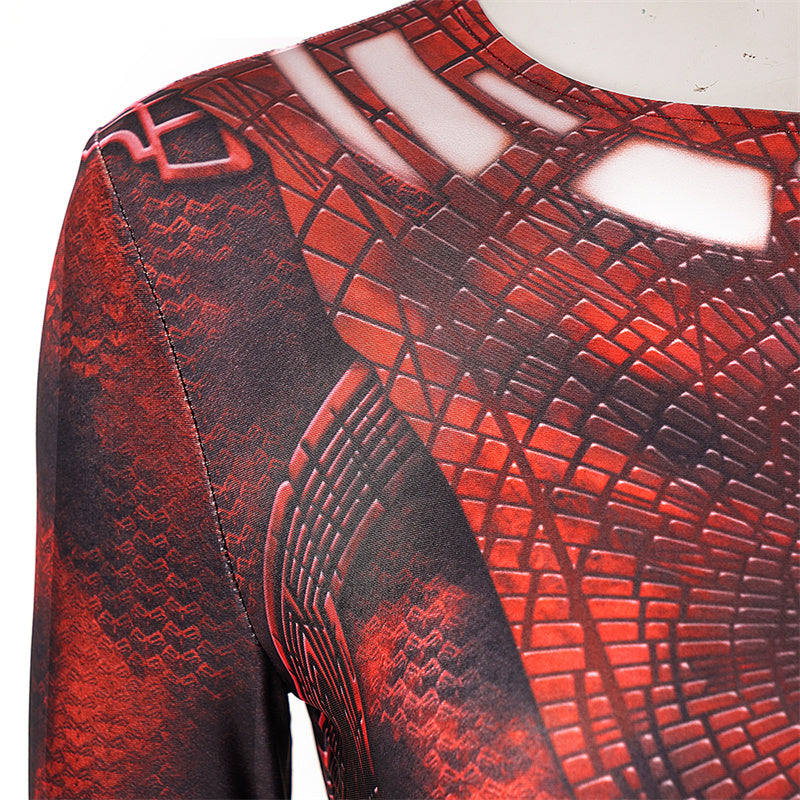 Doctor Strange 2 Scarlet Witch Cosplay Costume Wanda New Suit Halloween Outfit