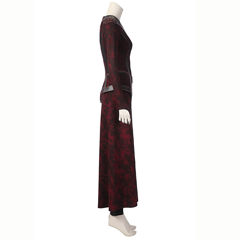 Doctor Strange 2 Scarlet Witch New Costume with Skirt Wanda New Outfit Halloween Cosplay Costumes