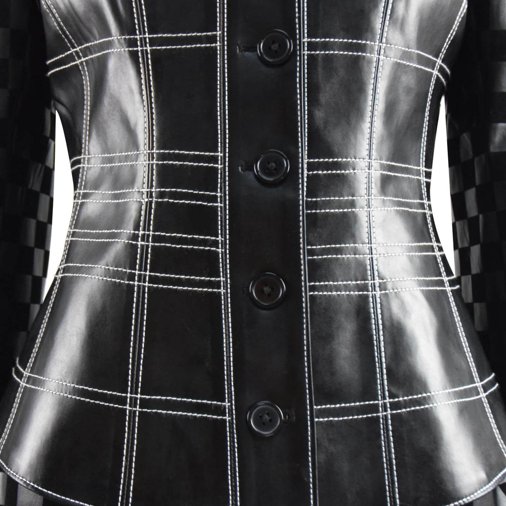 Emma Stone Cruella Leather Jacket