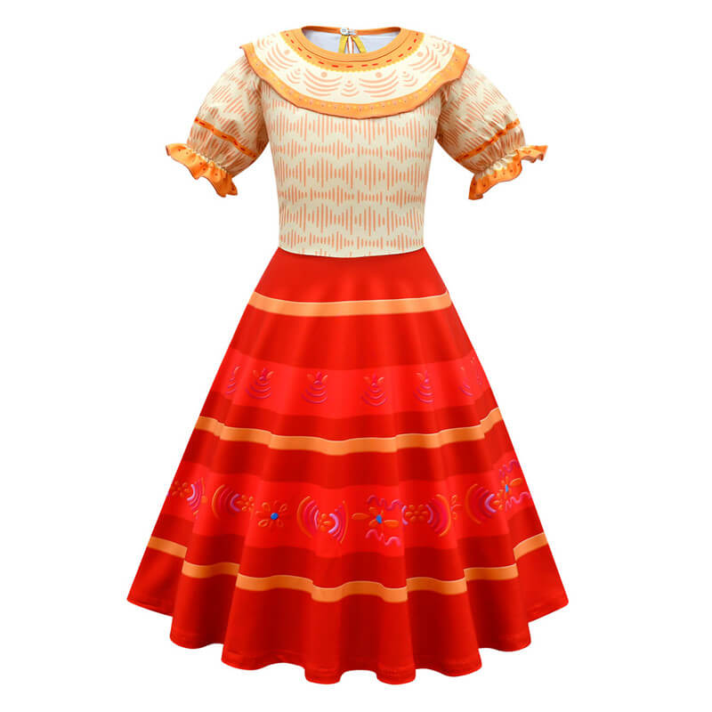 Encanto Dolores Dress Kids Girls Encanto Cosplay Outfit Halloween Carnival Costumes Dress Up, 8 Encanto Dolores Dress Kids Girls Encanto Cosplay Outfit Halloween Carnival Costumes Dress Up, 8