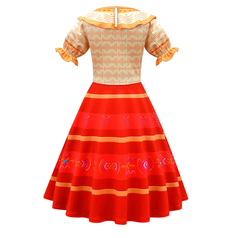 Encanto Dolores Dress Kids Girls Encanto Cosplay Outfit Halloween Carnival Costumes Dress Up