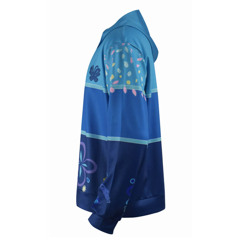 Encanto Hoodie Jacket Encanto Mirabel Hooded Pullover Zipper Jacket Cosplay Costumes