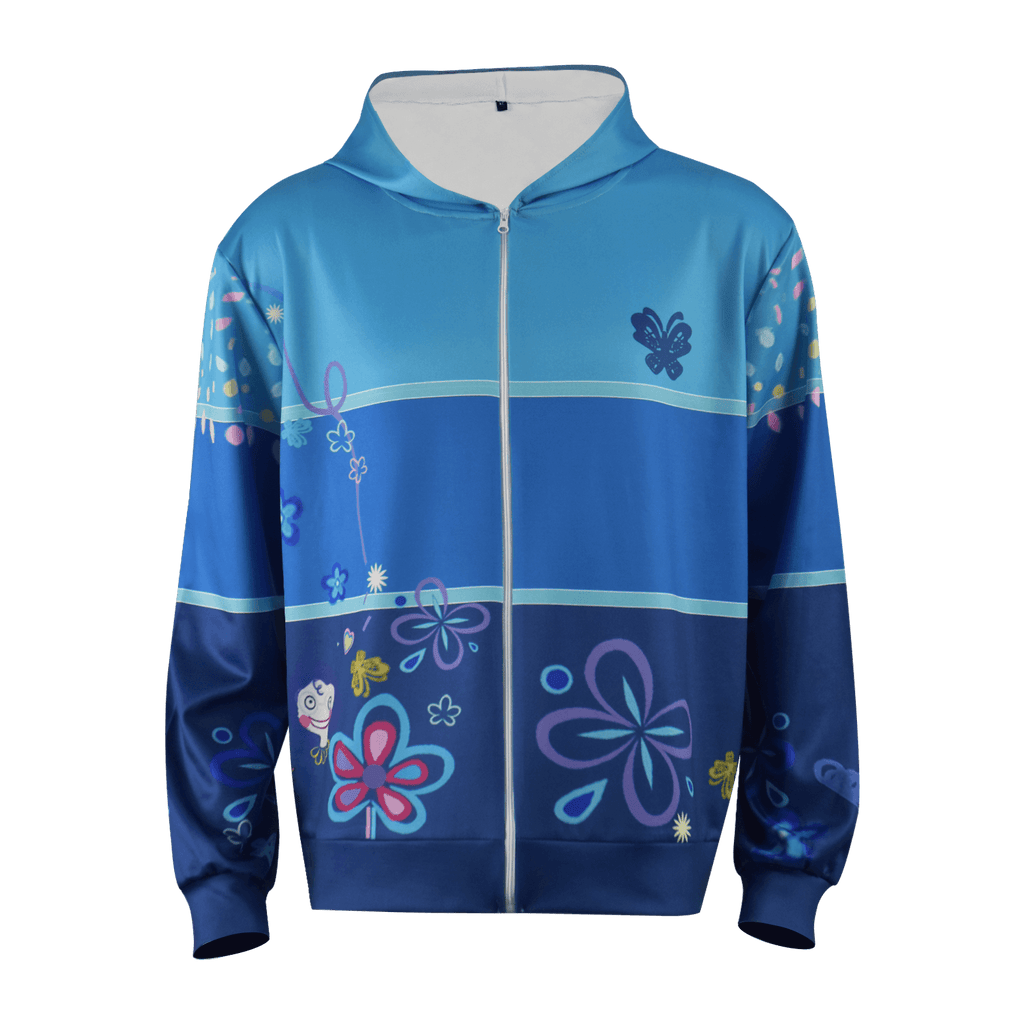 Encanto Hoodie Jacket Encanto Mirabel Hooded Pullover Zipper Jacket Cosplay Costumes